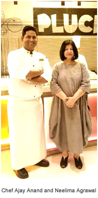 Chef Ajay Anand and Neelima Agrawal