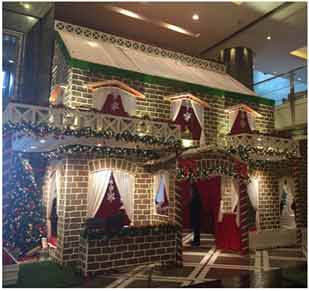 India – Leela Ambience Gurugram sets up edible 1500 kg Gingerbread House in lobby