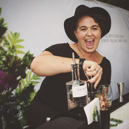 India – Brand Ambassador Caitlin Hill in Delhi to promote Botanist Gin and Bruichladdich Whisky