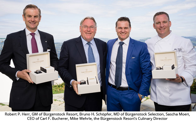 Switzerland – Gault Millau & Carl F. Bucherer Select the Bürgenstock Resort Lake Lucerne as Hotel of the Year 2019