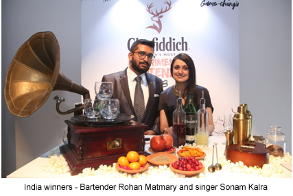 India – Winner of Glenfiddich’s ‘World’s Most Experimental Bartender’ announced