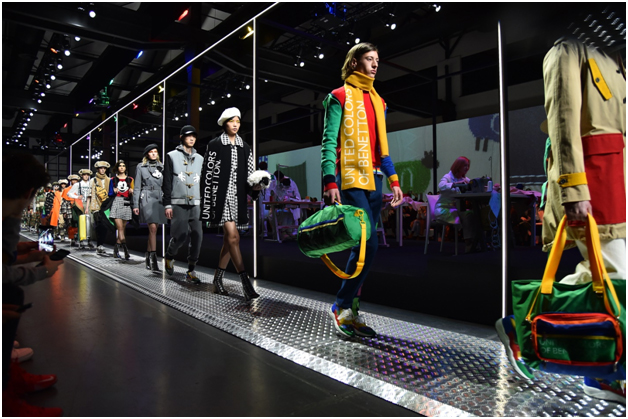 Italy – Benetton opens Milan Fashion Week with Rainbow Machine