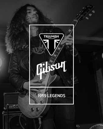 UK / USA – Triumph Motorcycles partner with Gibson guitar brand