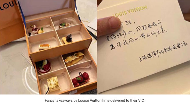 Louis vuitton lunch and note - luxury brands in china